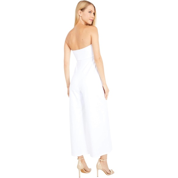 SUSANA MONACO White Strapless Jumpsuit Size Medium - Picture 2 of 7